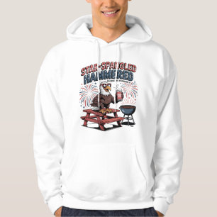 Star-Spangled Hammered Picnic Eagle Hoodie