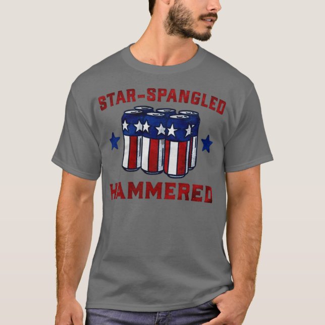Star Spangled Hammered T-Shirt (Front)