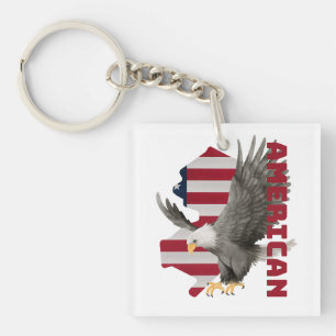 Star-Spangled Keychain