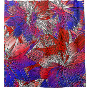 Star Spangled Shower Curtain