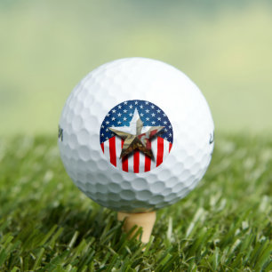 Star-Spangled Style Golf Balls