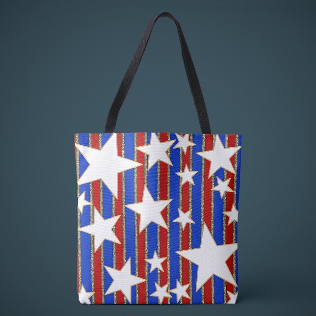 Star-Spangled  Tote Bag (Creator Uploaded)