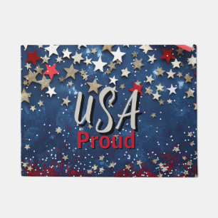 Star Spangled USA Proud Doormat