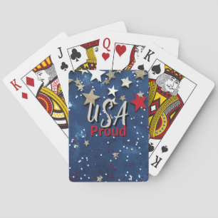 Star Spangled USA Proud Playing Cards