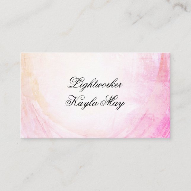 Star Spiritual Light Reiki business card (Front)