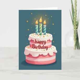 Star Sprinkles Birthday Card