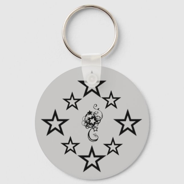 star, star, star, key ring (Front)