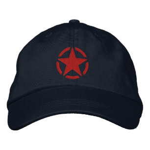Star Stencil Vintage Decal Stylish Embroidery Embroidered Hat