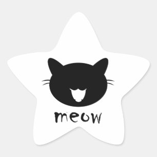 Star Stickers cat meow