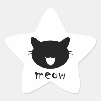 Star Stickers cat meow