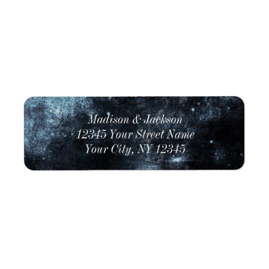 Star Struck Watercolor Wedding Return Address Return Address Label