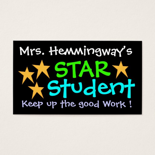 Star Student Certificate by SRF (Front)
