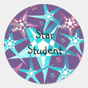Star Student Classic Round Sticker