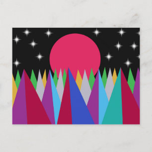 Star Sunset Postcard