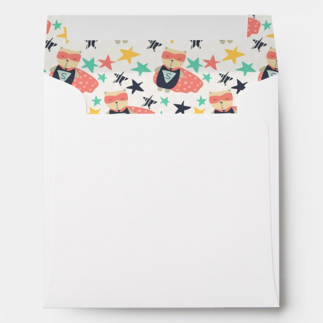 Star Super Hero Envelope (Back (Bottom))