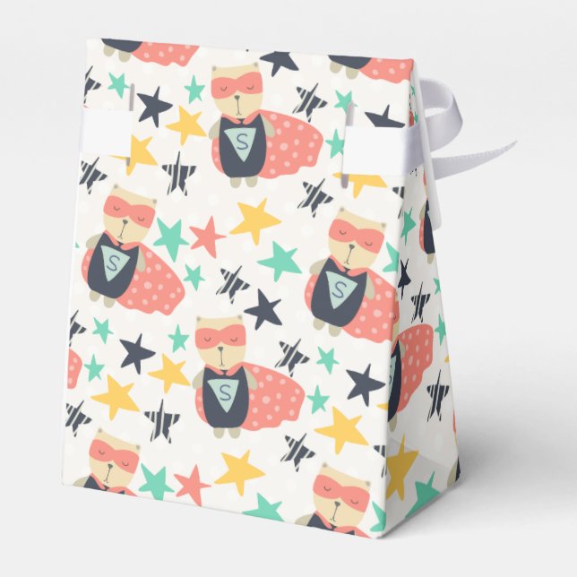 Star Super Hero Favour Box (Back Side)