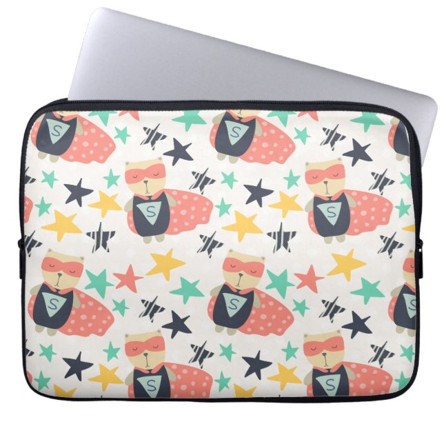 Star Super Hero Laptop Sleeve (Front)