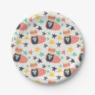 Star Super Hero Paper Plate