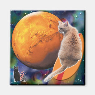 Star Surfer-Cat Chilli Pepper Magnet