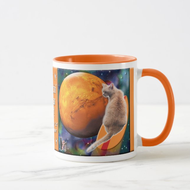 Star Surfer-Cat Chilli Pepper Mug (Right)