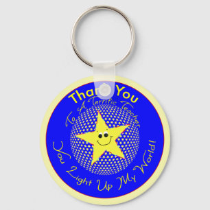 Star Teacher Thank You from Student Key Ring