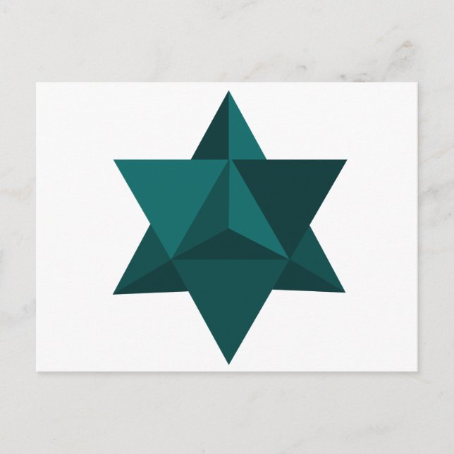Star Tetrahedron Postcard (Front)