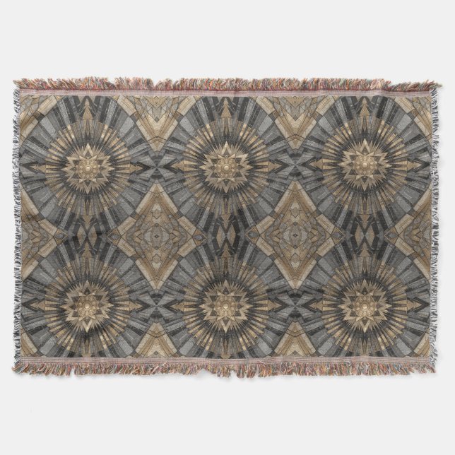 Star Texture Throw Blanket (Front)