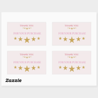 Star Thank you sticker 🌸