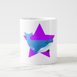 Star, The Whale, Whale Large Coffee Mug
