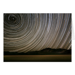 Star Trail at Night California, Death Valley