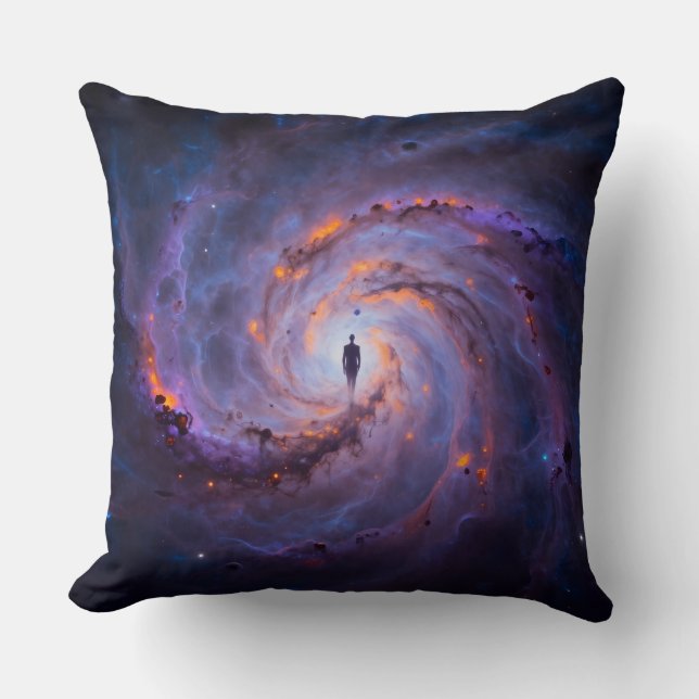 Star Trail - Journey Through the Universe Cushion (Front)
