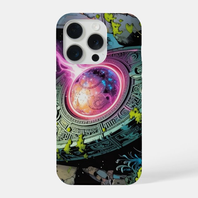 Star Trail - Journey Through the Universe iPhone Case (Back)