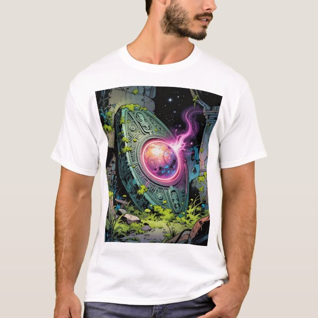 Star Trail - Journey Through the Universe T-Shirt (Front)