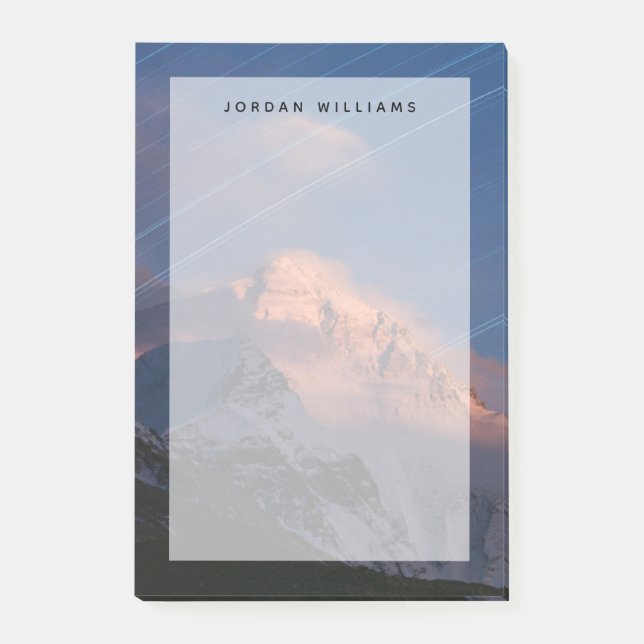 Star Trail | Mt. Everest Tibet, China Post-it Notes (Front)