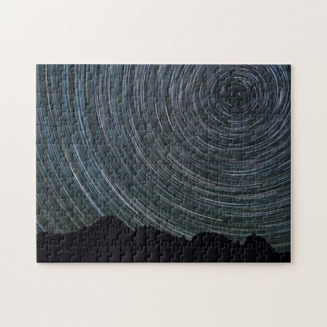 Star Trails Around Polaris | Ingalls Pass Jigsaw Puzzle (Horizontal)