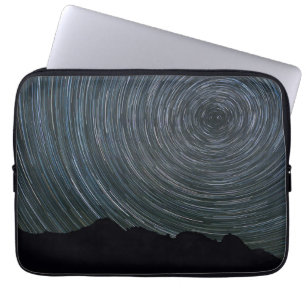 Star Trails Around Polaris Ingalls Pass Laptop Sleeve