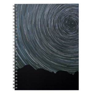 Star Trails Around Polaris Ingalls Pass Notebook