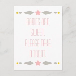 STAR TREAT & TABLE SIGNS POSTCARD