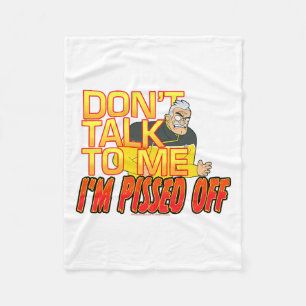 Star Trek_ Lower Decks Shaxs Ed Off Quote Premium  Fleece Blanket