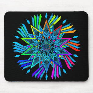 Star Twirl Mouse Mat