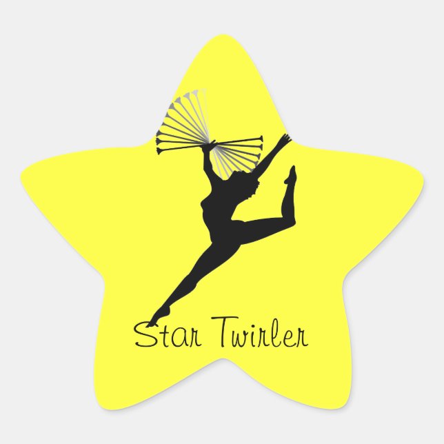star twirler stickers (Front)