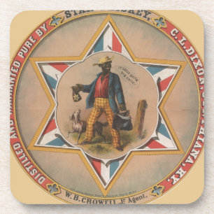 Star Whiskey Distilled and warranted pure Coaster