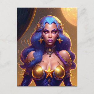 Star Witch Postcard