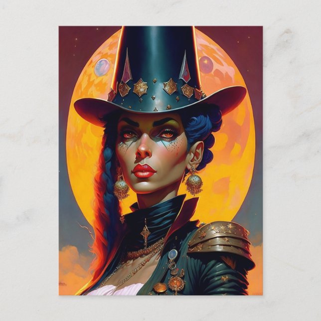 Star Witch Postcard (Front)