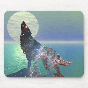 Star Wolf Mouse Mat