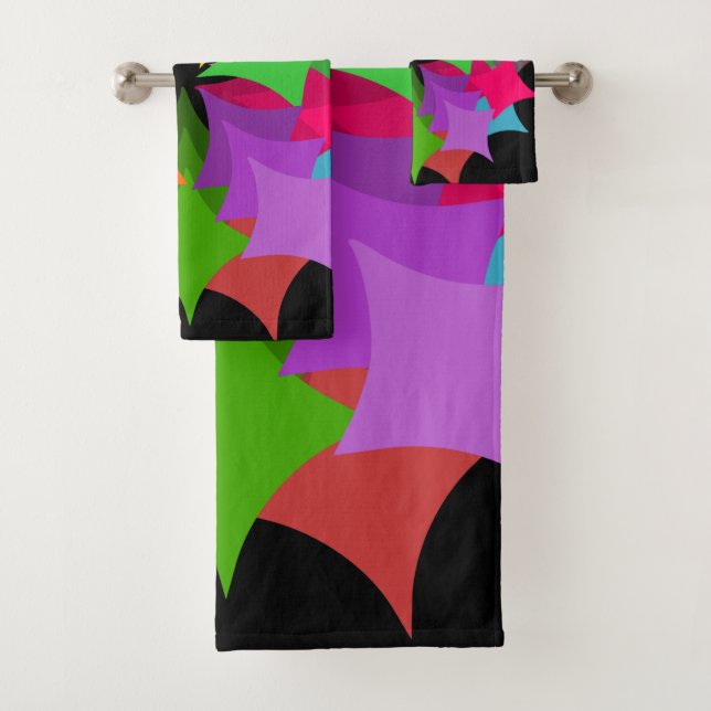 Star Wreath  Bath Towel Set (Insitu)