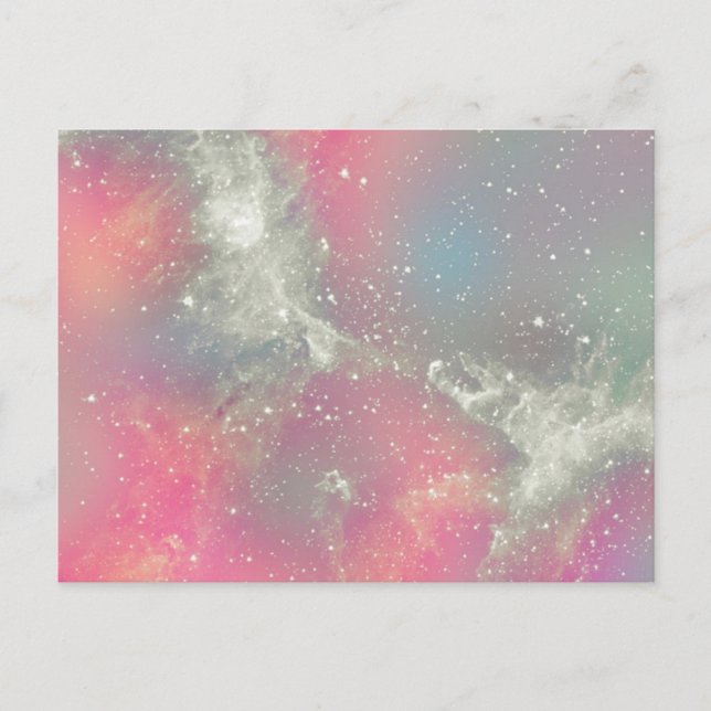Starbabe Nebula Pastel Galaxy Postcard (Front)