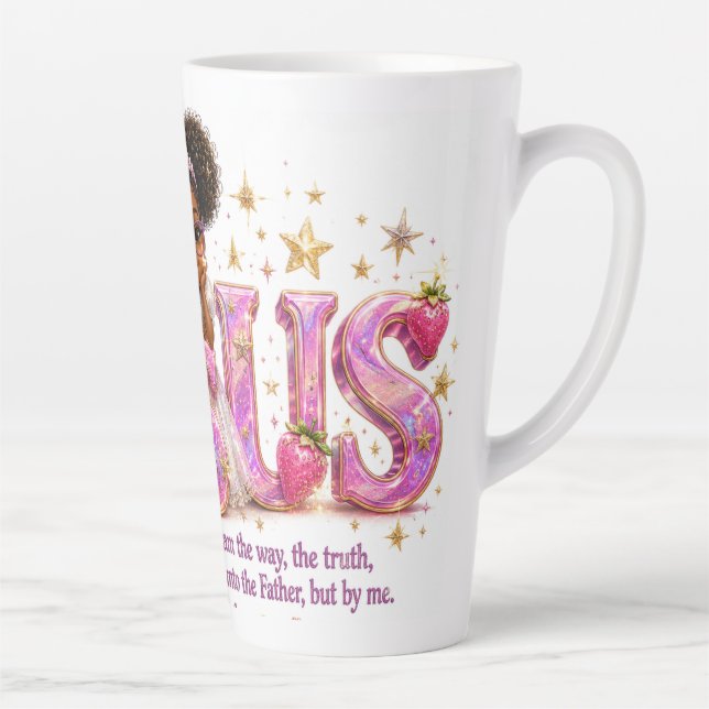 StarBerry™ John14and6 Latte Mug (Right)