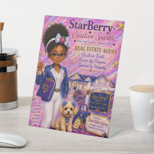 StarBerry Real Estate Agent Pedestal Sign