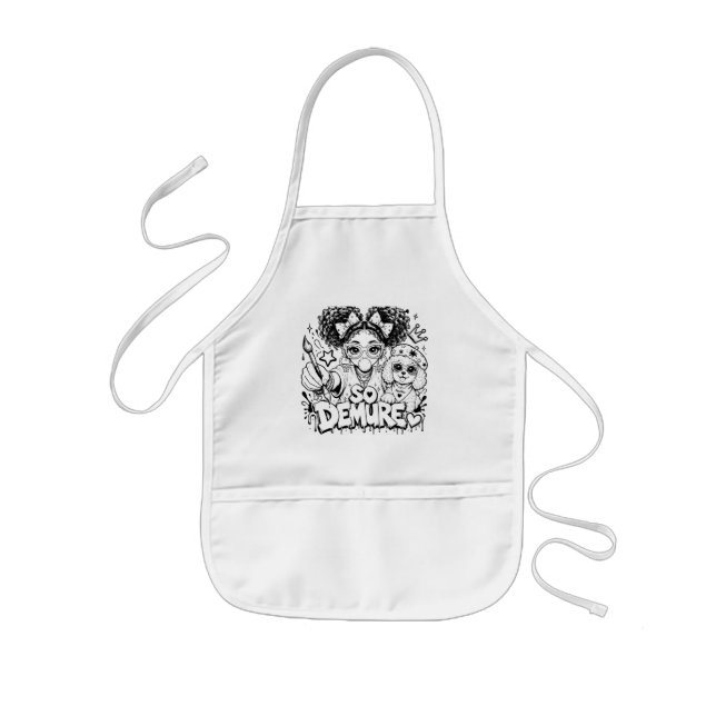 StarBerry™ | So Demure™ DIY Kids Art Apron (Front)